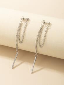 Chain Decor Earrings