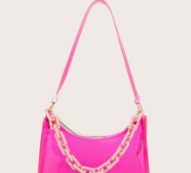 Chain Decor Satchel Bag