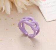 Chain Design Cuff Ring