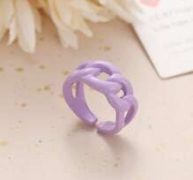 Chain Design Cuff Ring