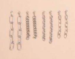 Chain Drop Earrings Set – 4 Pairs