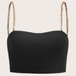 Chain Strap Crop Cami Top