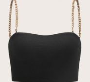 Chain Strap Crop Cami Top