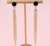 Chain Tassel Drop Earrings