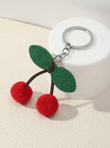 Cherry Charm Keychain