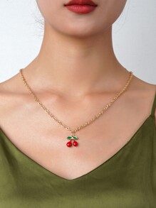 Cherry Charm Necklace