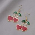 Cherry Drop Earrings