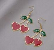 Cherry Drop Earrings