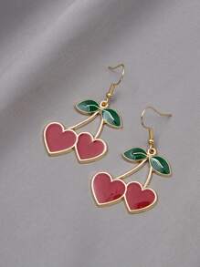 Cherry Drop Earrings