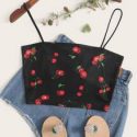 Cherry Print Crop Cami Top