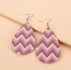 Chevron Graphic Drop Earrings