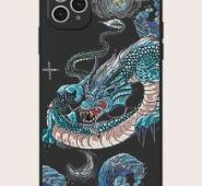 Chinese Dragon Print iPhone Case