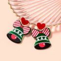 Christmas Bell Decor Drop Earrings