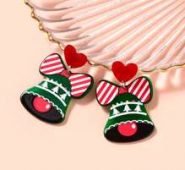 Christmas Bell Decor Drop Earrings