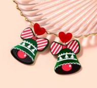 Christmas Bell Decor Drop Earrings