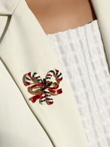 Christmas Cane Brooch