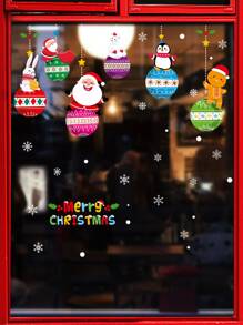 Christmas Cartoon Graphic Wall Sticker