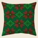 Christmas Geometric Cushion Cover Without Filler