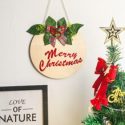 Christmas Letter Graphic Wooden Wall Hanging