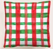 Christmas Plaid Cushion Cover Without Filler