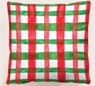 Christmas Plaid Cushion Cover Without Filler