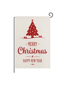 Christmas Print Garden Flag