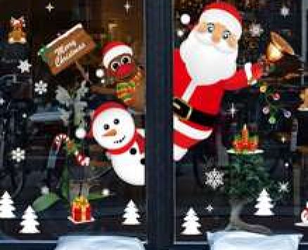 Christmas Santa Claus Wall Sticker