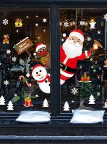 Christmas Santa Claus Wall Sticker