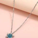 Christmas Snowflake Pendant Necklace