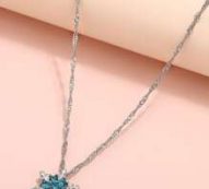 Christmas Snowflake Pendant Necklace