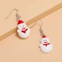 Christmas Snowman Decor Drop Earrings