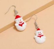 Christmas Snowman Decor Drop Earrings