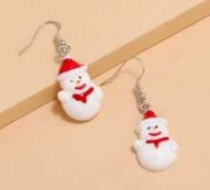 Christmas Snowman Decor Drop Earrings