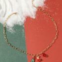 Christmas Tree Charm Chain Necklace