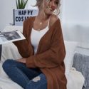 Chunky Knit Open-Front Cardigan