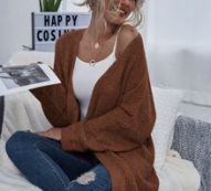Chunky Knit Open-Front Cardigan
