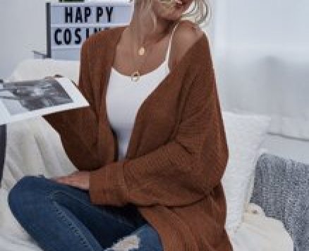 Chunky Knit Open-Front Cardigan