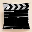 Clapper Board Print Cushion Cover Without Filler