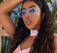 Clear Acrylic Frame Sunglasses