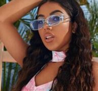 Clear Acrylic Frame Sunglasses