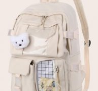 Clear Detail Large Capacity Backpack