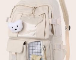 Clear Detail Large Capacity Backpack