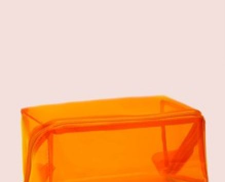 Clear Square Makeup Bag
