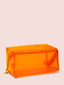 Clear Square Makeup Bag