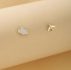 Cloud & Plane Stud Earrings