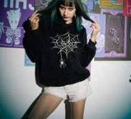 Cobweb Graphic Fleece Hoodie
