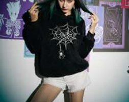 Cobweb Graphic Fleece Hoodie