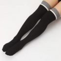 Color Block Over The Knee Socks