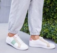 Color Block Skate Shoes