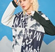 Colorblock Butterfly Graphic Hoodie